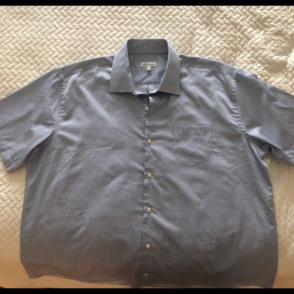 Peter Millar regular fit Short Sleeve button shirt